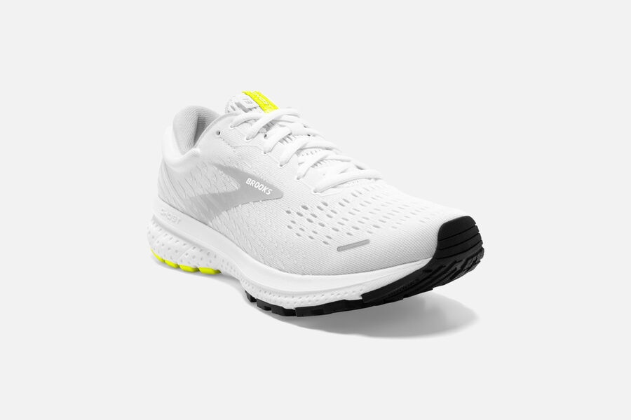 Brooks Running Shoes - Ghost 13 Road Mens - White - WIN-169207